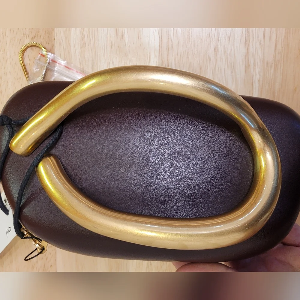 Zara 50th Anniversary "Perfect" Clutch In Burgundy NWT - Picture 7 of 10